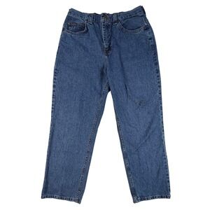 Riders by Lee Vintage Cinch Back Jeans Mens 30x28 Medium Wash‎ Straight Leg